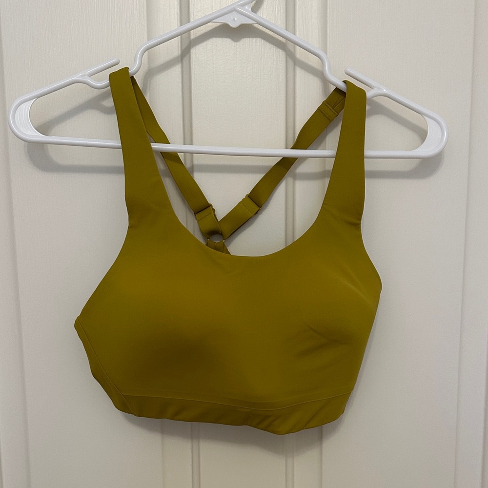 Athleta Women's Mustard Yellow Sports Bra 32D